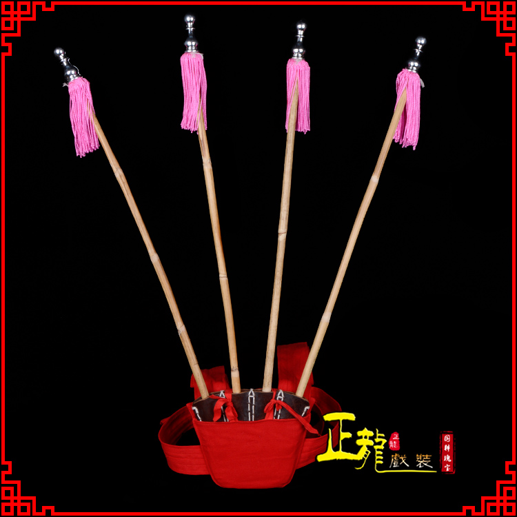 泗洪戏装戏曲用品靠旗男女大靠 靠板 正宗牛皮旗杆旗架