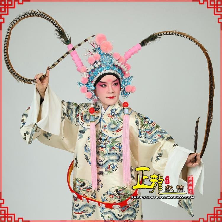 泗洪京剧戏曲道具用品舞台演出精品羽毛雉鸡毛 翎子