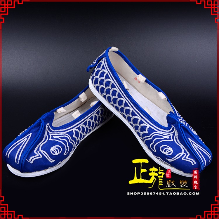 泗洪戏鞋舞台演出鞋水路英雄三义斋布底鱼鳞洒