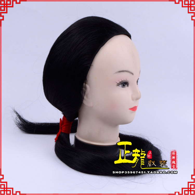 泗洪古装影视演出头套花旦假发 真发古装发