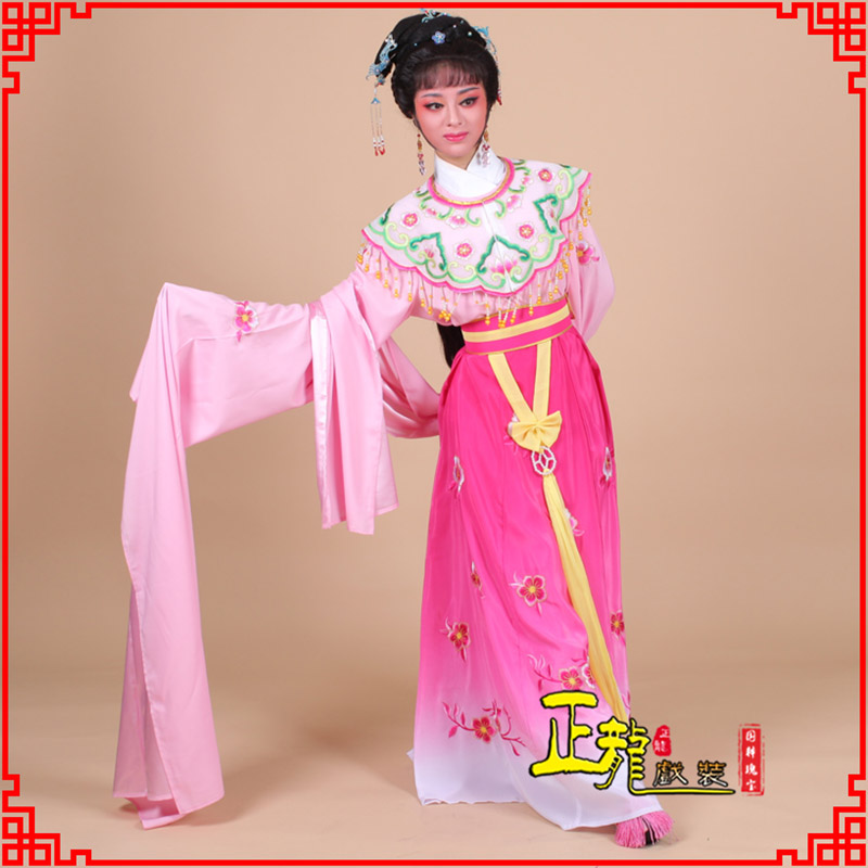 泗洪水袖青衣练功花旦服 梅花古装衣